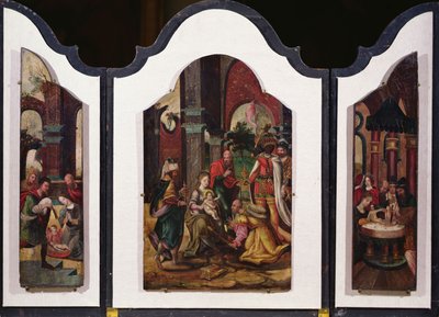 De aanbidding der wijzen door Pieter Coecke van Aelst